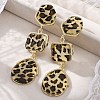 Alloy acrylic Dangle Stud Earrings EJEW-M075-01G-06-2