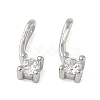 Brass Pave Clear Cubic Zirconia Charms CU-CBA9FFD-11P-07-1