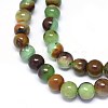 Natural Chrysoprase Beads Strands G-F602-13-6mm-3