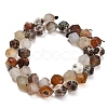 Natural Agate(Dyed & Heated) Beads Strands G-K425-B06-01-5