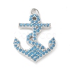 Brass Micro Pave Cubic Zirconia Pendants KK-C086-13P-01-1