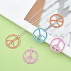 Alloy Enamel Pendants ENAM-P066-M-5