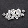 Handmade Silver Foil Glass Beads FOIL-R054-18-1