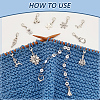 DIY Christmas Knitting Tool Sets HJEW-BC00022-4