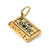304 Stainless Steel Enamel Pendants STAS-A145-01D-G-2