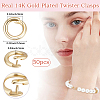 50Pcs Brass Open Jump Rings KK-BBC0027-90A-2