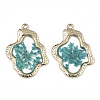 Epoxy Resin Pendants RESI-T045-028-3