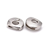 Letter Slider Beads for Watch Band Bracelet Making ALRI-O012-D-NR-2