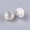 Crackle Resin European Beads RPDL-S012-B16-2