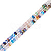 2 Starnds Electroplate Transparent Glass Beads Strands EGLA-TADJ0001-07-2