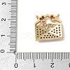 Brass Micro Pave Colorful Cubic Zirconia Pendants CU-CBA4231-06B-G-3