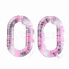 Transparent Acrylic Linking Rings OACR-N009-013B-14-2