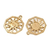 304 Stainless Steel Pendants STAS-L295-01G-01-2