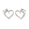 Brass Micro Pave Cubic Zirconia Pendants KK-E068-VB187-1
