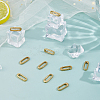 10Pcs Brass Spring Gate Rings KK-FH0008-17C-4