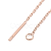 Ion Plating(IP) 304 Stainless Steel Stud Earring Finding STAS-E161-06RG-4