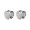 Heart 304 Stainless Steel Hoop Earrings for Women HP5817-2-1
