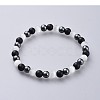 Cat Eye Stretch Bracelets BJEW-JB04591-01-1