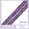 1 Strand Natural Lepidolite/Purple Mica Stone Beads Strands G-ME0001-35-2