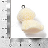 Resin Pendants RESI-Q007-06F-3