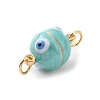 Brass Magnetic Clasps ZIRC-F136-10G-01-2