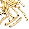 SHEGRACE Brass Curved Tube Beads XGRPCU093-259G-1