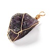 Natural Mixed Gemstone Pendants PALLOY-JF00914-5