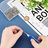 300Pcs 304 Stainless Steel Open Jump Rings STAS-DC0011-97-3