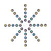 PVD Vacuum Plating 304 Stainless Steel Spacer Beads STAS-CJ0001-85-5