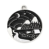 Alloy Enamel Pendants PALLOY-Q451-01E-1
