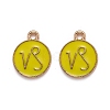 Alloy Enamel Pendants ENAM-S124-01B-14E-1