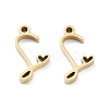 304 Stainless Steel Charms STAS-M327-02G-S-1