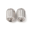 Textured 304 Stainless Steel Beads STAS-I358-11P-06-1