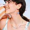 18 Strands 9 Colors AB Color Plated Transparent Glass Beads Strands GLAA-TA0004-44-8