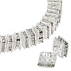 Rhinestone Spacer Beads X-RSB071NF-01S-1