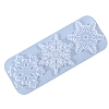 Christmas DIY Snowflake Silicone Pendant Molds DIY-P006-31-5