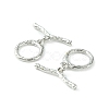 Rack Plating Eco-Friendly Brass Toggle Clasps KK-K330-43P-3