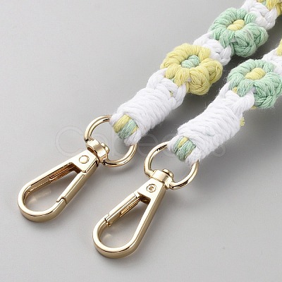 Cotton Rope Shoulder Phone Straps AJEW-WH20026-01K-1