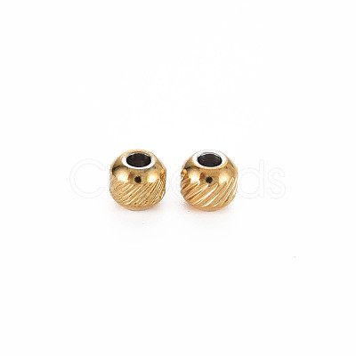 201 Stainless Steel Beads STAS-N088-35B-01G-1