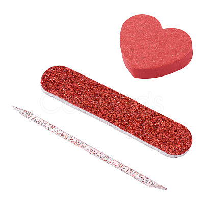 3Pcs Wood Nail Art Tools AJEW-TA0002-96A-1