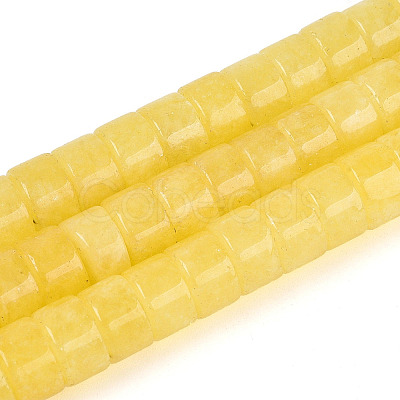 Dyed Natural White Jade Beads Strands G-T143-17E-1
