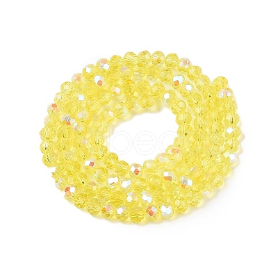 Electroplate Glass Beads Strands EGLA-A044-T4mm-L29-1