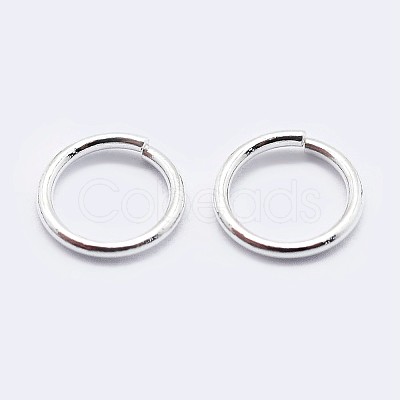 925 Sterling Silver Open Jump Rings X-STER-F036-02S-1x8mm-1