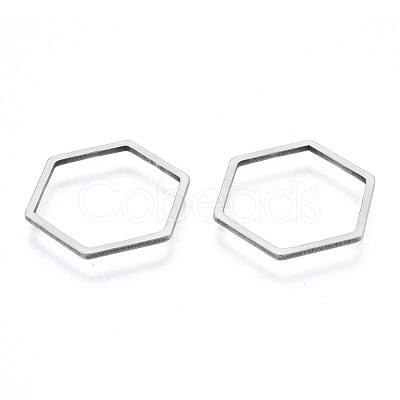 Non-Tarnish 201 Stainless Steel Linking Rings STAS-N090-T13-1-1