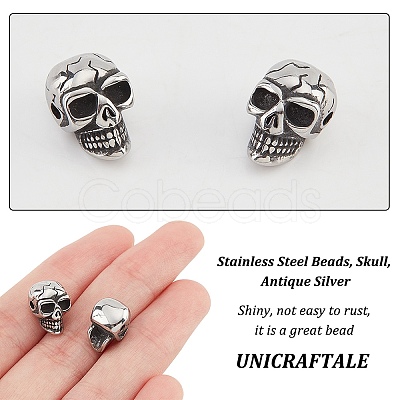 304 Stainless Steel Beads STAS-A032-024AS-1