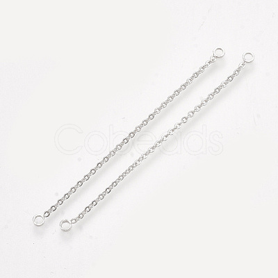 Brass Chain Links Connectors KK-T044-03A-P-1