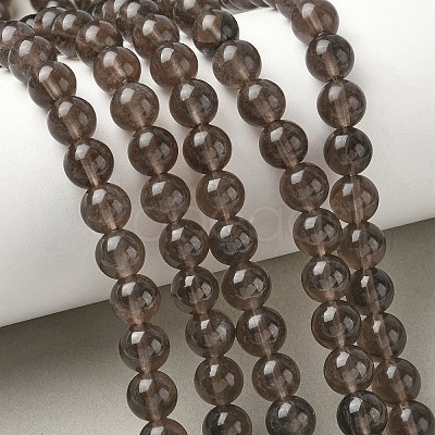 Natural Ice Obsidian Beads Strands G-P590-A01-8mm-01-1