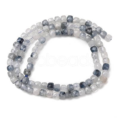 Natura Blue Rutilated Quartz Beads Strands GG-CBA9631-B01-04-1