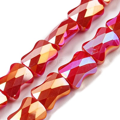 AB Color Plated Glass Beads Strands EGLA-P051-06B-B06-1