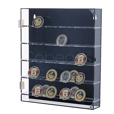 Acrylic Coin Collection Boxes CON-WH0086-165-1